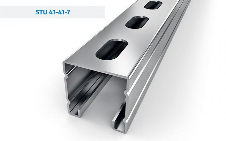 Steel Profiles and Mounting rails - STRUT STU-41-41-7
